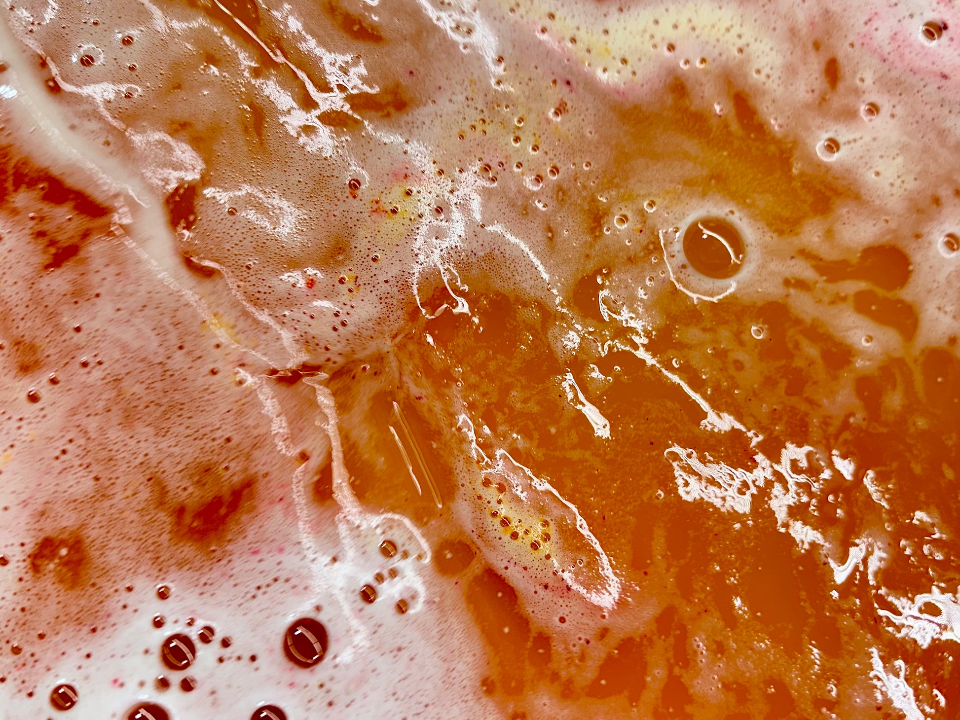 Water color from the crown bath bomb