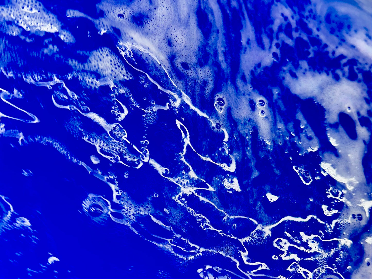 Purple Blue water