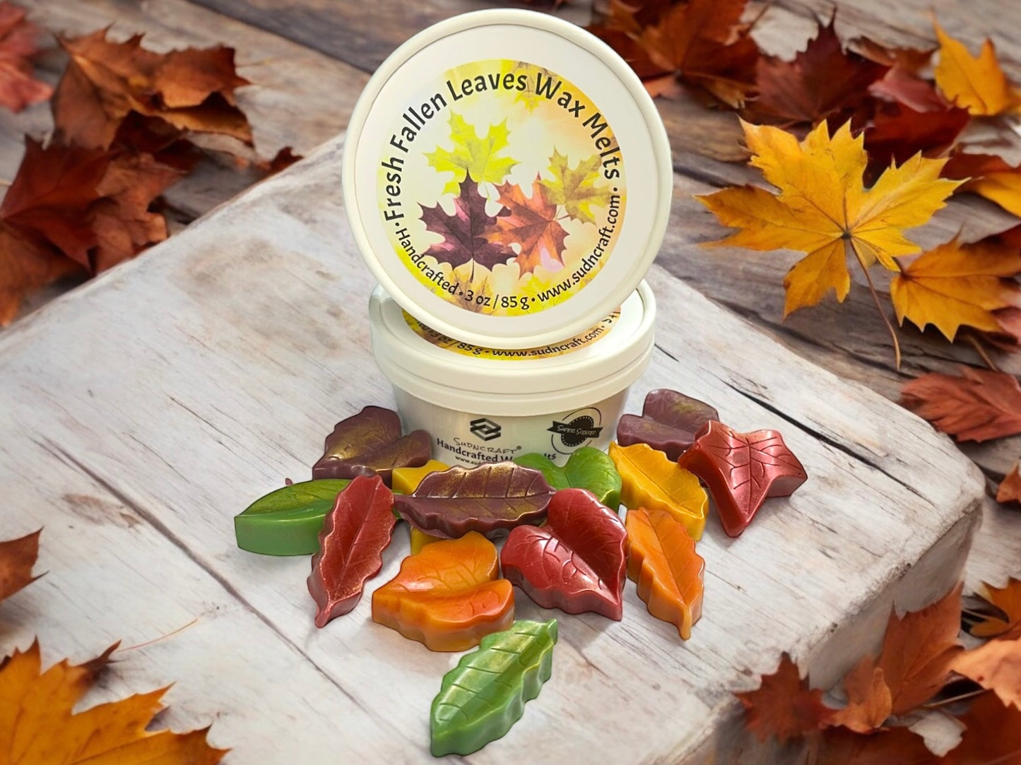 Fresh Fallen Leaves Wax Melts, Handmade, Strongly Scented