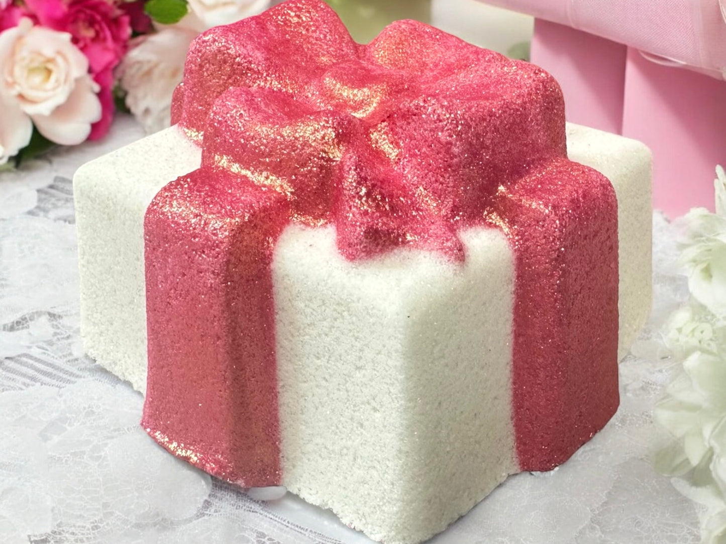 Present Bath Bomb with Ring Surprise