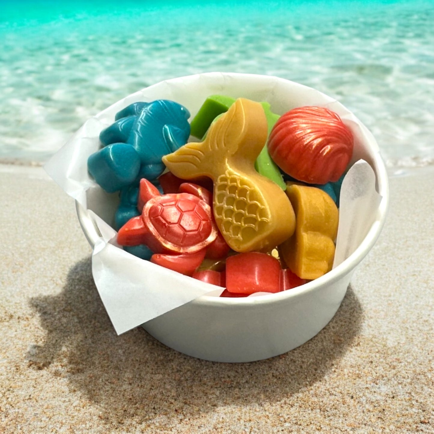 Beach Bum Bum Wax Melts, Handmade, Strongly Scented