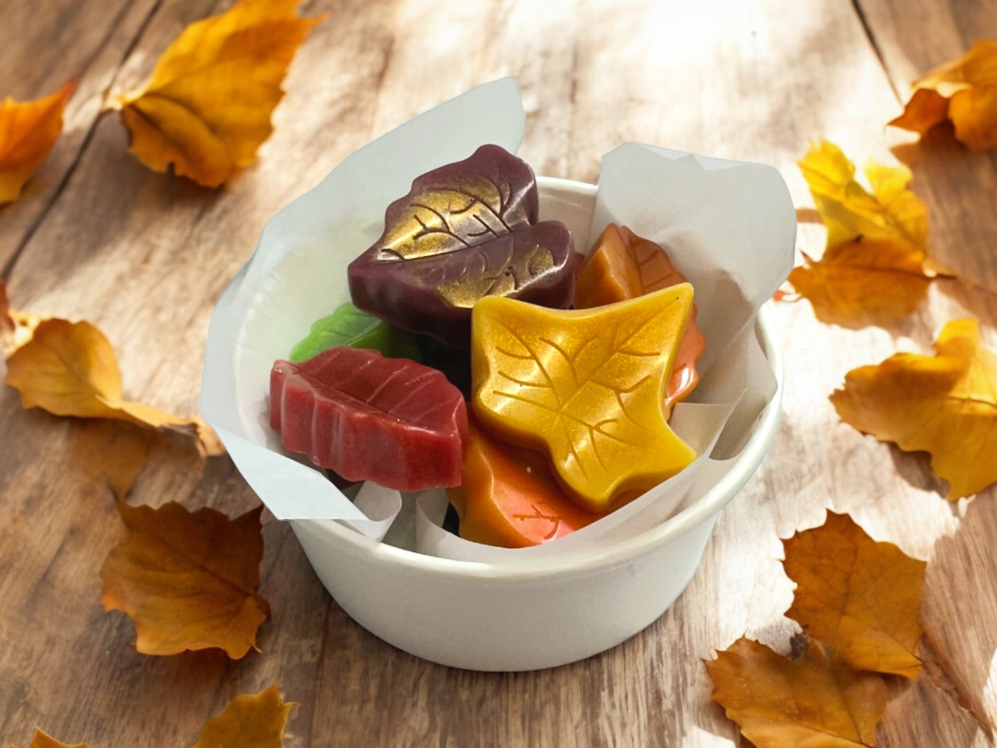 Fresh Fallen Leaves Wax Melts, Handmade, Strongly Scented