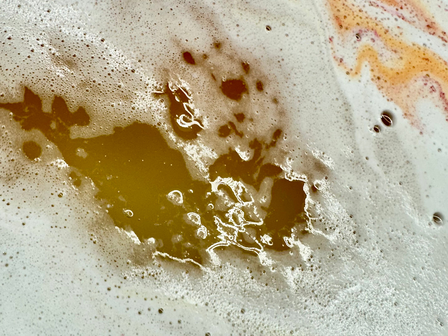 water from the Blast Off Rocket bath bomb