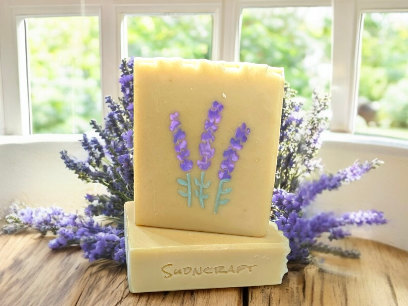 Lavender Woods & Honey Handcrafted Soap Bar