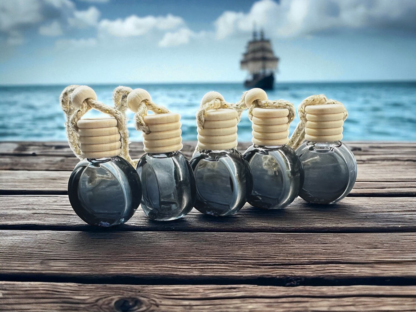 Bay Rum Car Diffuser, Handmade Spicy Masculine Scent