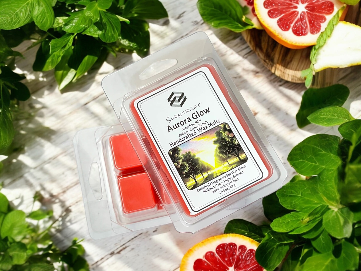 A fresh and invigorating fusion of grapefruit mint, saffron, and earthy woods