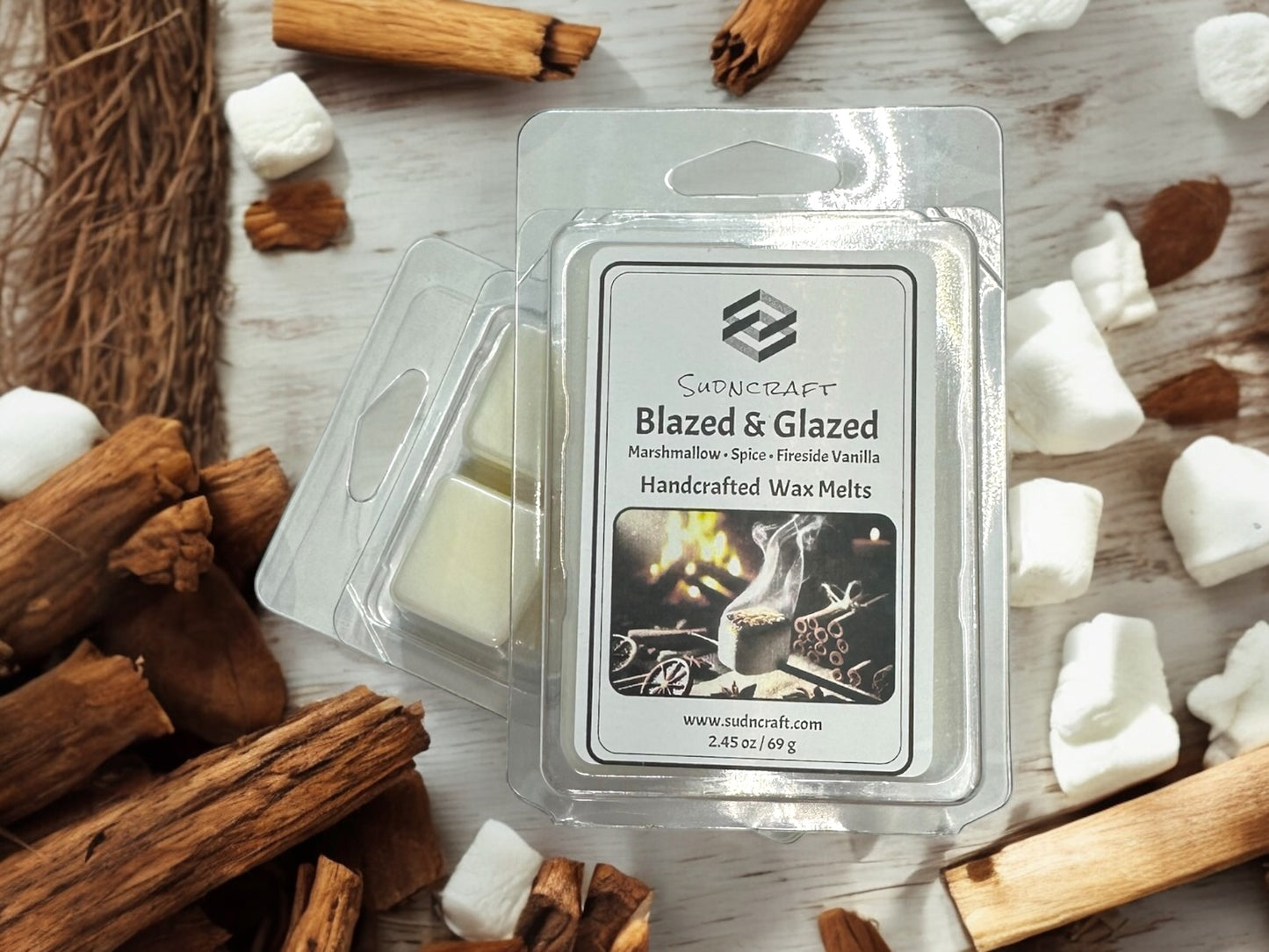 Bakery-fresh wax melts with honey butter and toasted marshmallow