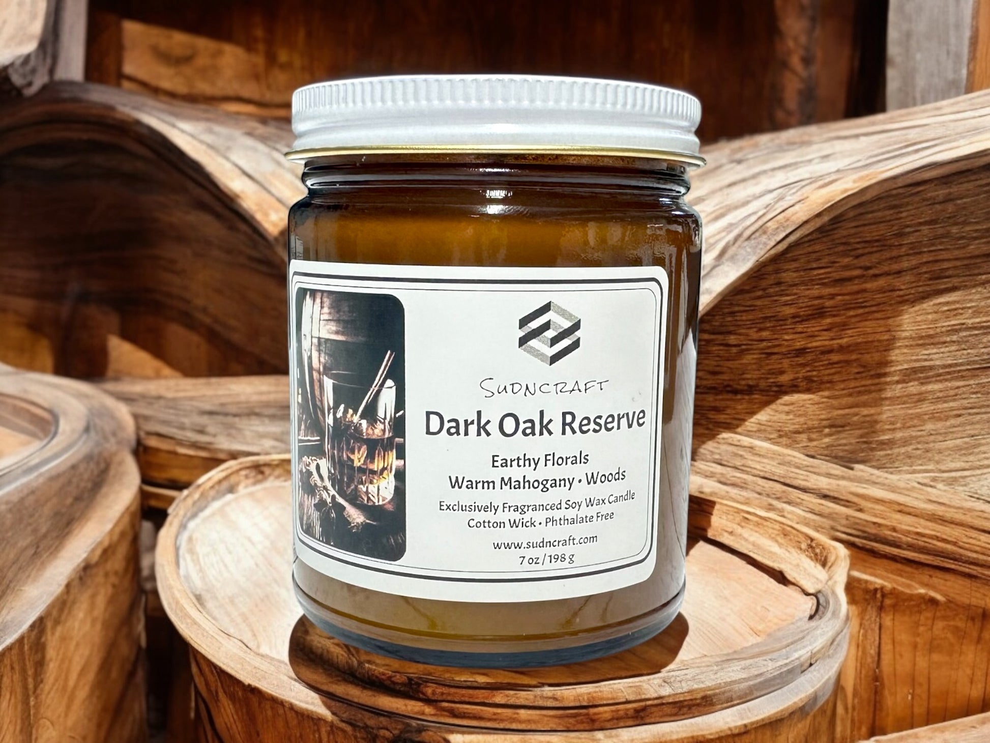 ndulge in the warmth of the Woods & Earth Candle Collection, featuring three bold and earthy scents: The Perfect Man, Dark Oak Reserve, and Moonlit Reef. Whether you’re drawn to the spiced citrus of Japanese grapefruit and patchouli, the deep richness of mahogany and woods, or the refreshing yet dark marine notes of black coral and amber, these handcrafted candles are designed for those who appreciate a timeless and sophisticated fragrance. Hand-poured with a soy wax blend and cotton wicks for a clean, even
