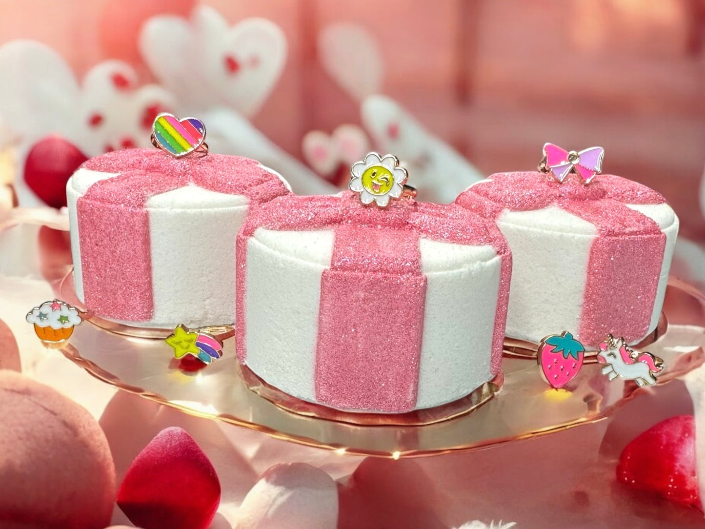 Surprise bath bomb for girls