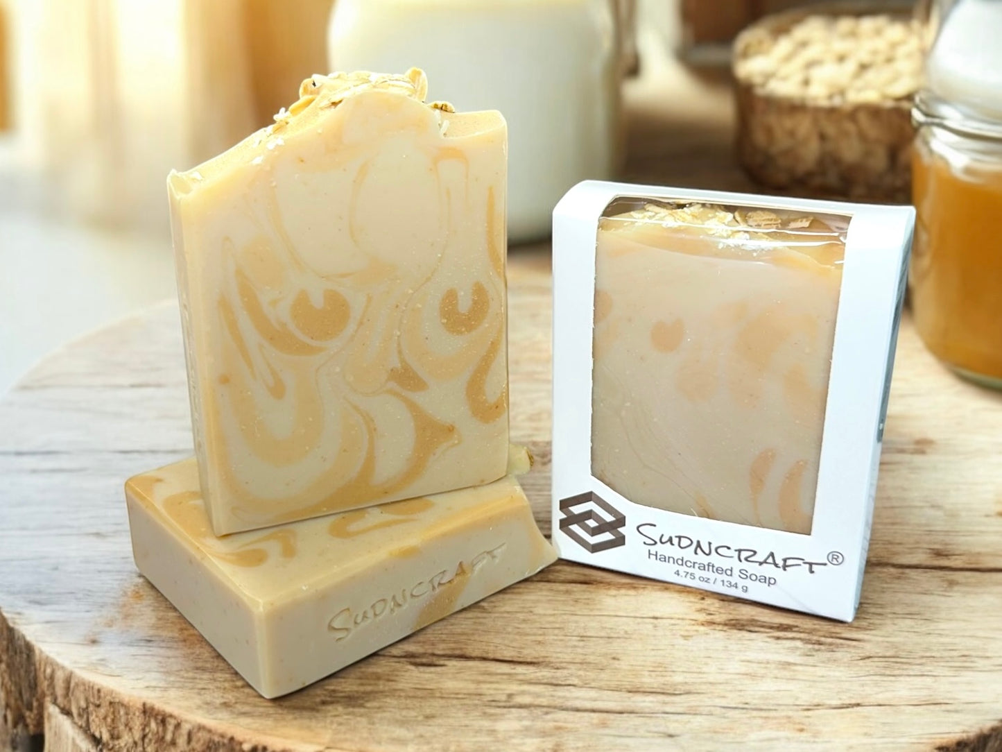 Made with Colloidal Oats, Local Fresh Honey and Fresh Creamy Goat Milk.