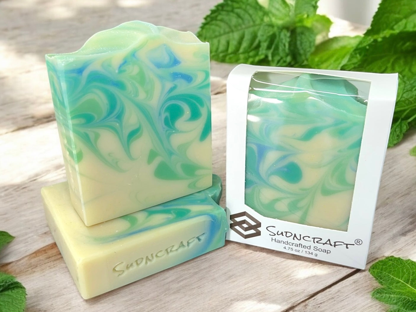 Eucalyptus menthol soap. Minty and cooling feel. #MintSoap