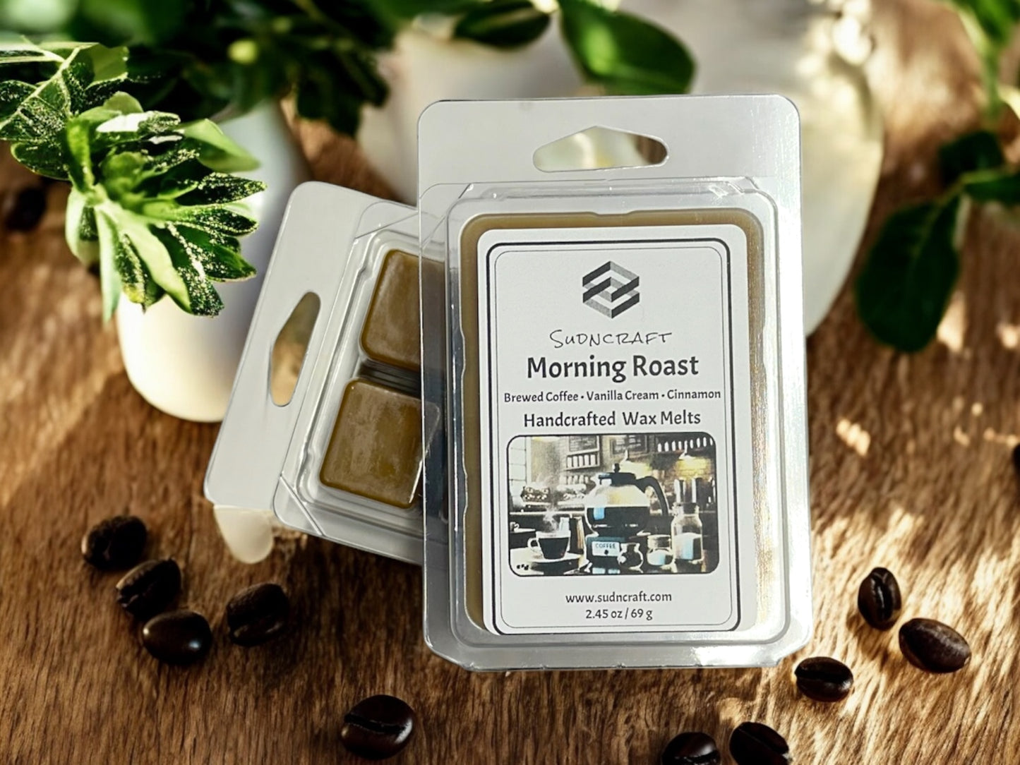 Rich comforting fragrance of fresh brewed coffee with cream and sugar.