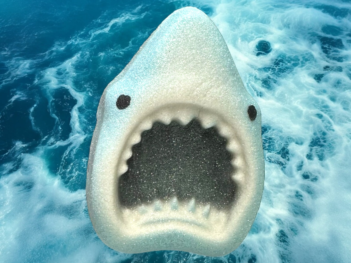 Shark Bite Bath Bomb – Dive Into Dangerously Fun Waters!
Get ready to make waves! Our Shark Bite Bath Bomb is the ultimate tub-time thrill—handcrafted with a hidden red color inside for a surprise "bite" effect as it fizzes and swirls.
Scented in a fresh, fruity tropical fragrance, it’s the perfect way to bring a splash of excitement (and a little drama!) to your bath.
