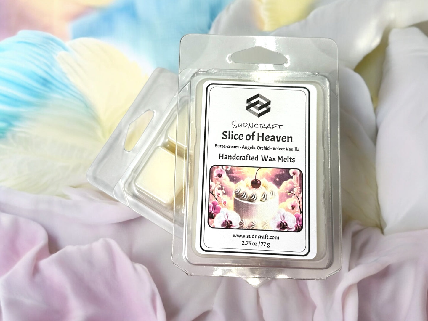 Bring the scent of your favorite bakery into your home with our Sweet & Spice Wax Melt Collection! Featuring nine indulgent scents, from the warm bourbon sweetness of Baked & Buzzed to the soft vanilla richness of Slice of Heaven, these luxury soy wax melts create an inviting atmosphere filled with delicious aromas. Made with phthalate-free fragrances and a custom soy wax blend for a clean, long-lasting scent experience.