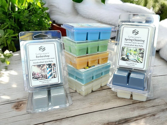 Elevate your home with the crisp, clean scents of the Spa Fresh & Clean Wax Melt Collection! Hand-poured with a custom soy wax blend and infused with phthalate-free fragrance oils, these wax melts provide a long-lasting, strong scent throw to refresh your space. From the invigorating citrus and herbal notes of Spa Day to the cozy warmth of Cozy Cottage, this collection has something for everyone."