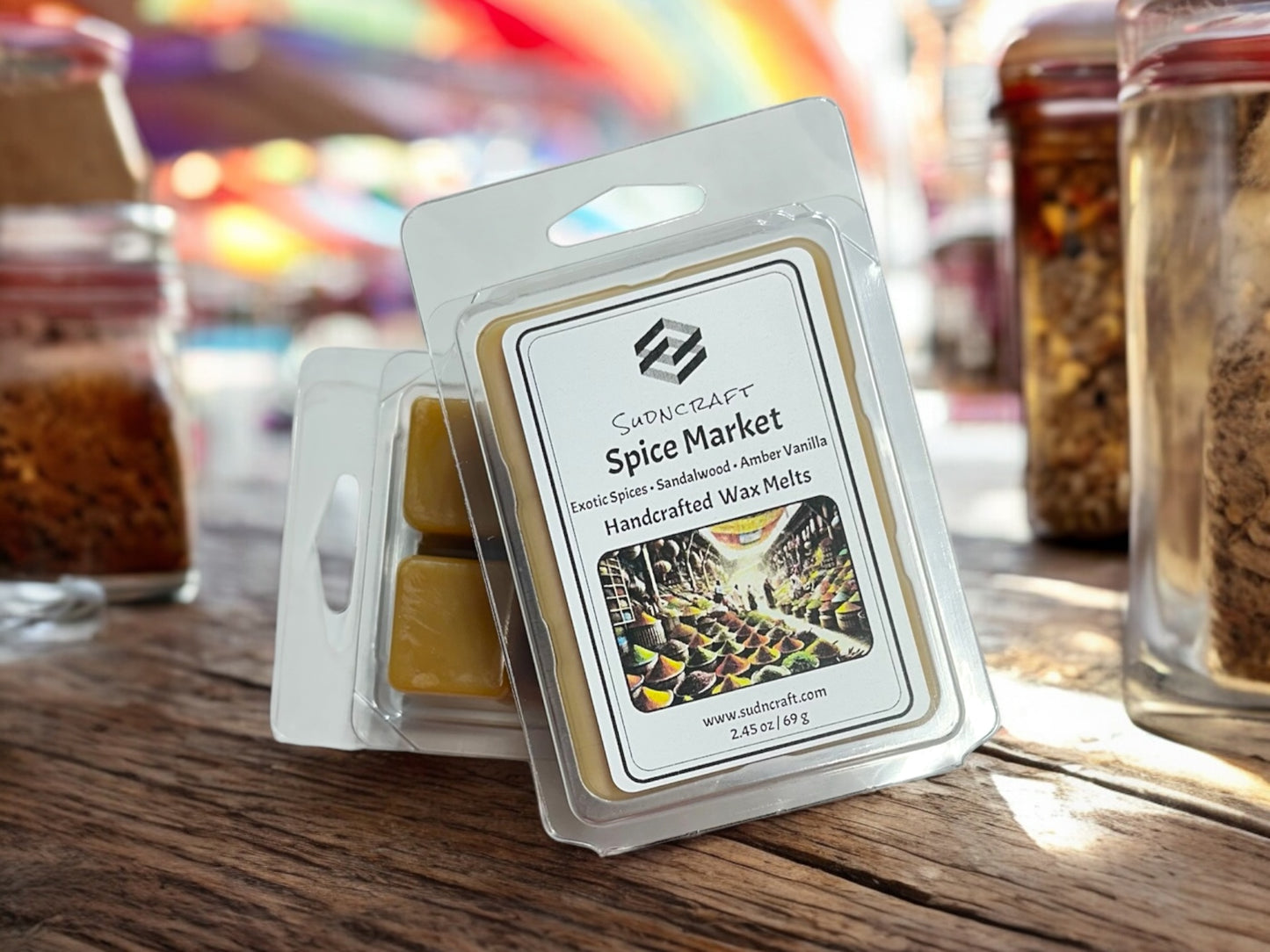 Eco-friendly wax melts with sweet, spicy, and nutty scents.Warm & Cozy Wax Melts.