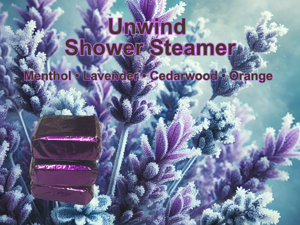 stress relief shower steamers, spa shower steamers, small batch shower steamers, eco-friendly shower steamers, best shower steamers for congestion, shower steamers for energy, handmade bath and body products