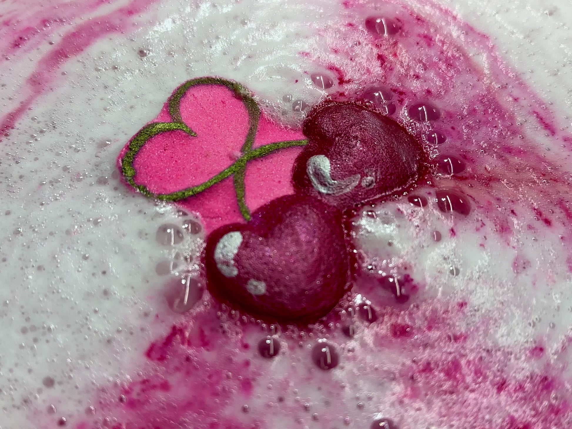 Cherry Bomb in Fizzing Action