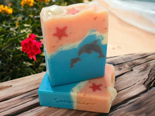 Load image into Gallery viewer, Dolphin Beach Handcrafted Soap Bar
