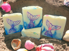 Load image into Gallery viewer, Mermaid Tales Handcrafted Soap Bar
