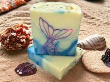 Load image into Gallery viewer, Mermaid Tales Handcrafted Soap Bar
