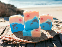 Load image into Gallery viewer, Dolphin Beach Handcrafted Soap Bar
