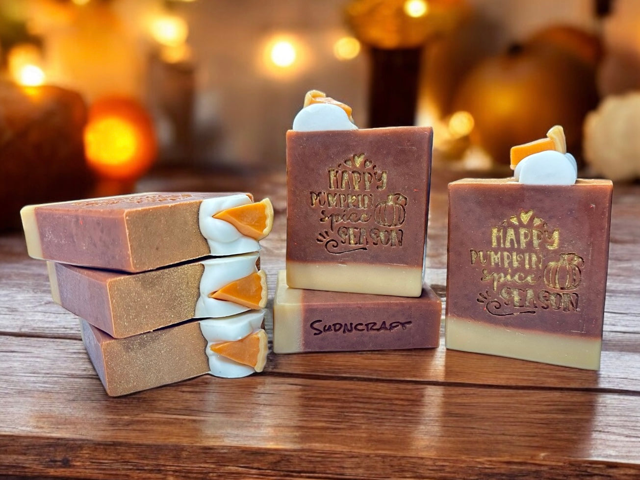 Happy Pumpkin Spice Season Handcrafted Soap Bar