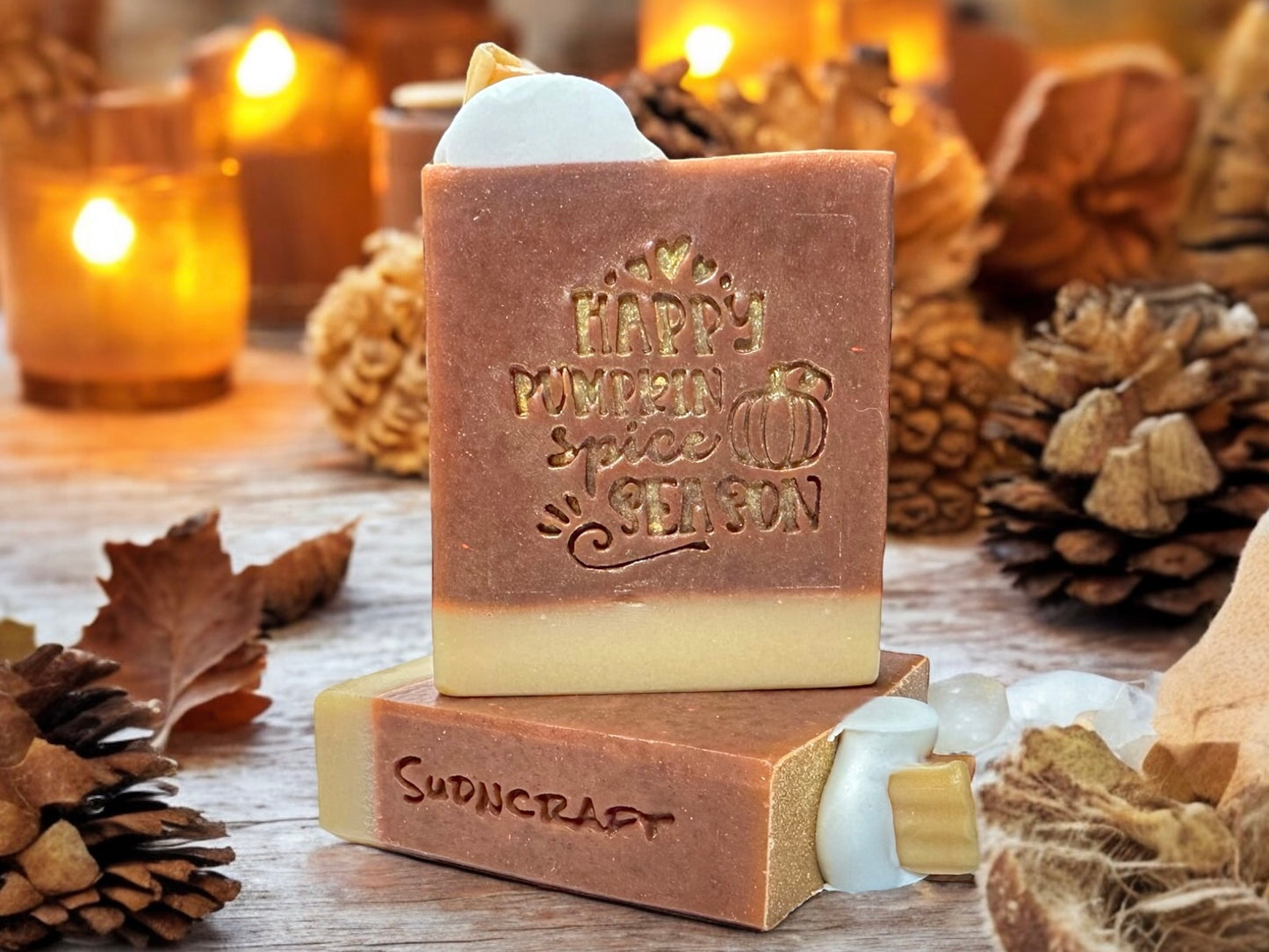 Happy Pumpkin Spice Season Handcrafted Soap Bar