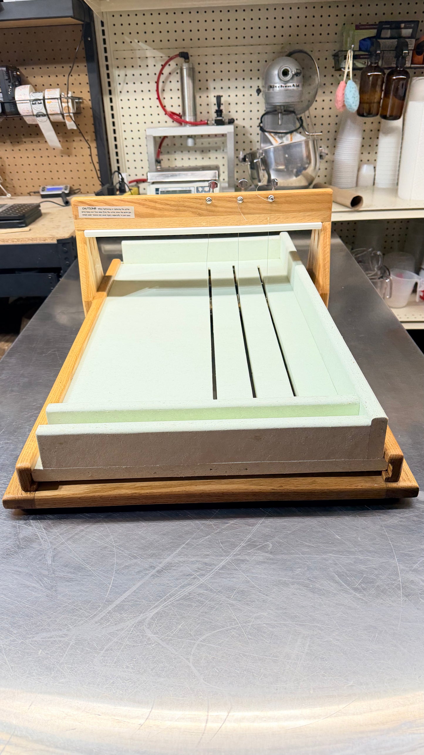 Used Craft Sake Soap Slab Loaf Cutter