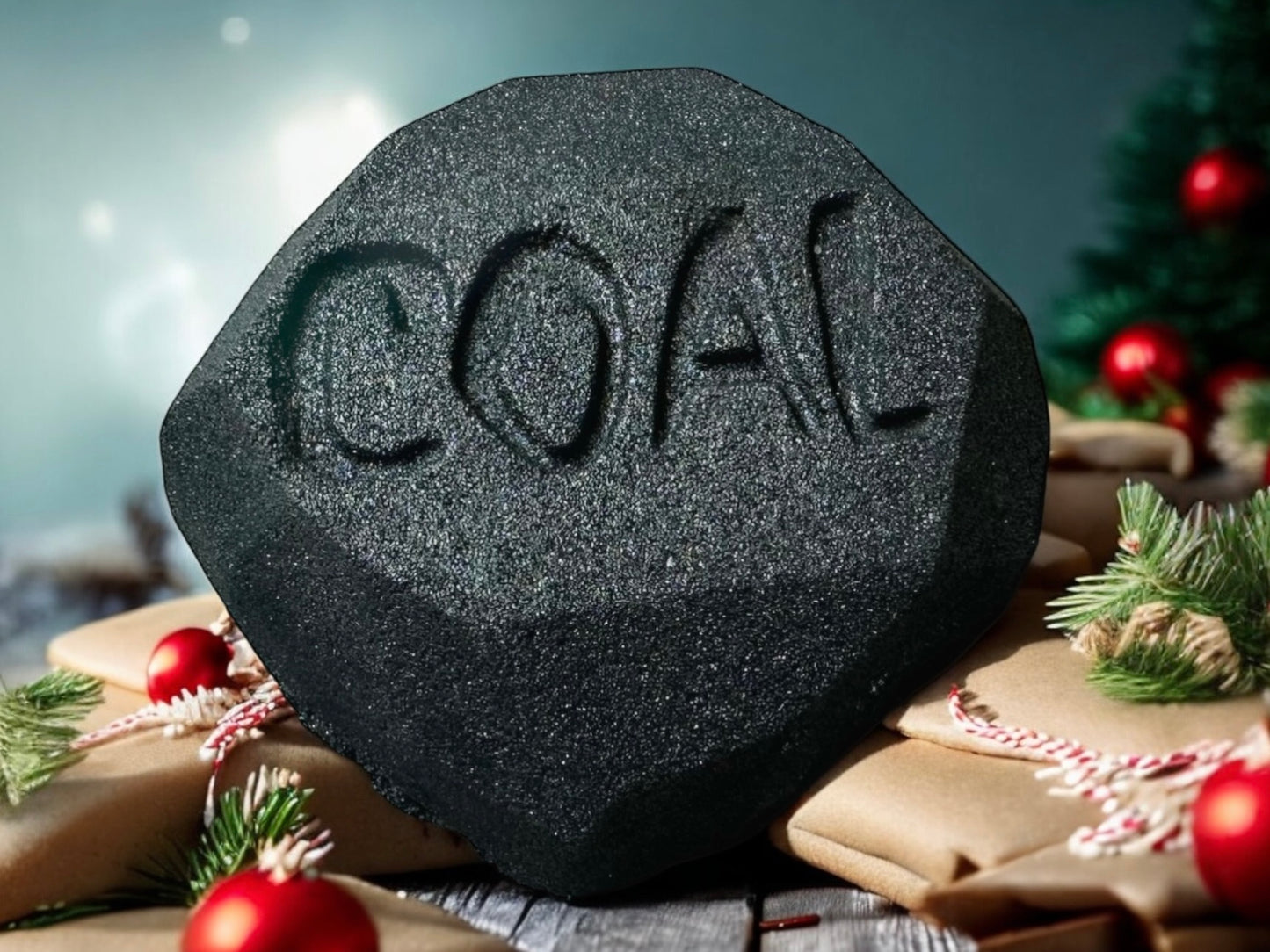 Lump of Coal Bath Bomb