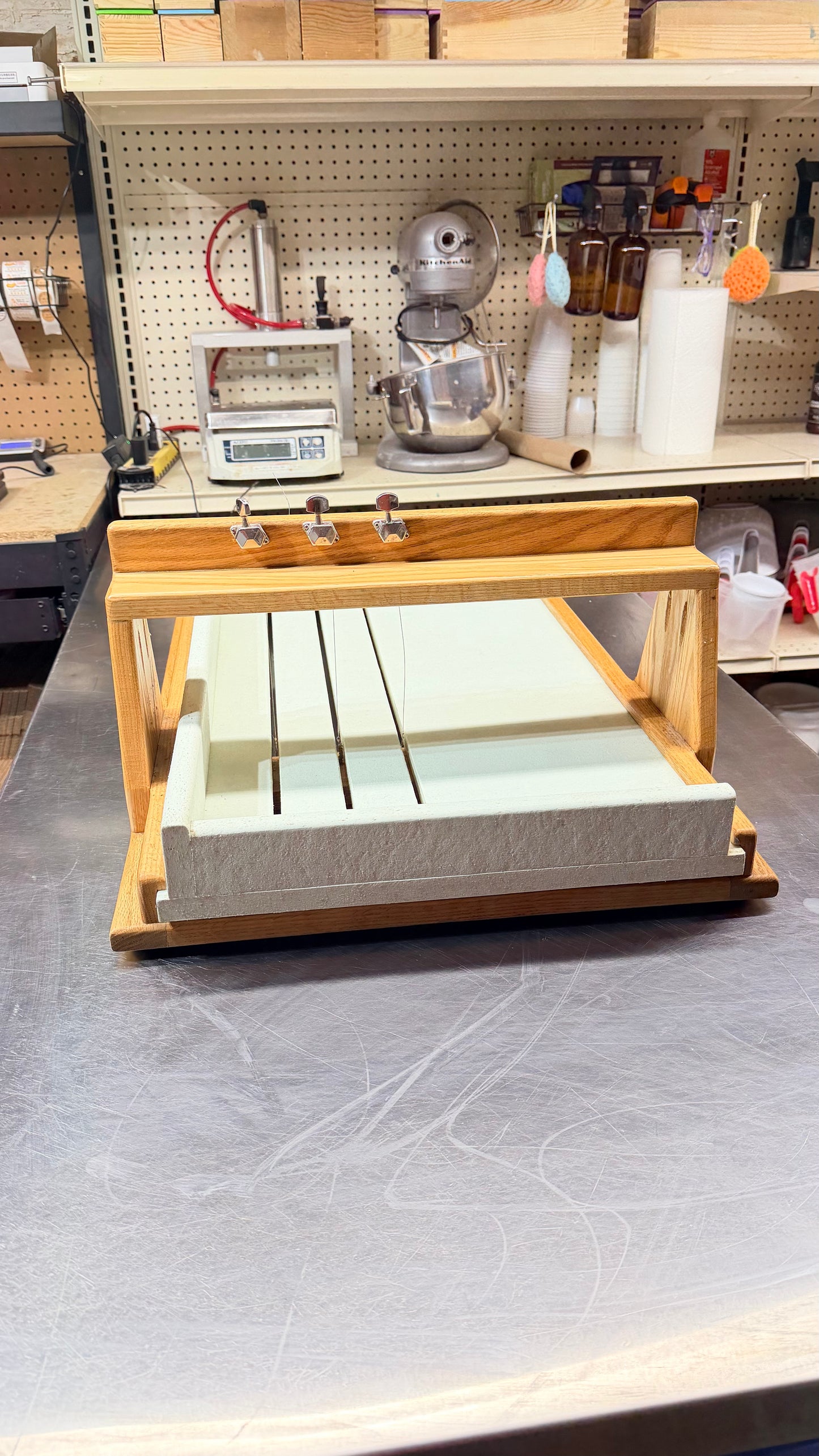 Used Craft Sake Soap Slab Loaf Cutter