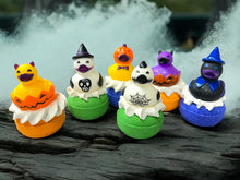 Load image into Gallery viewer, Halloween Duck Bath Bomb with Solid Bubble Bath Whip
