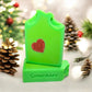 Grinchy, Grinchmas and Mr. Grinch Christmas soap bar. Handmade for Christmas Holiday gifts.