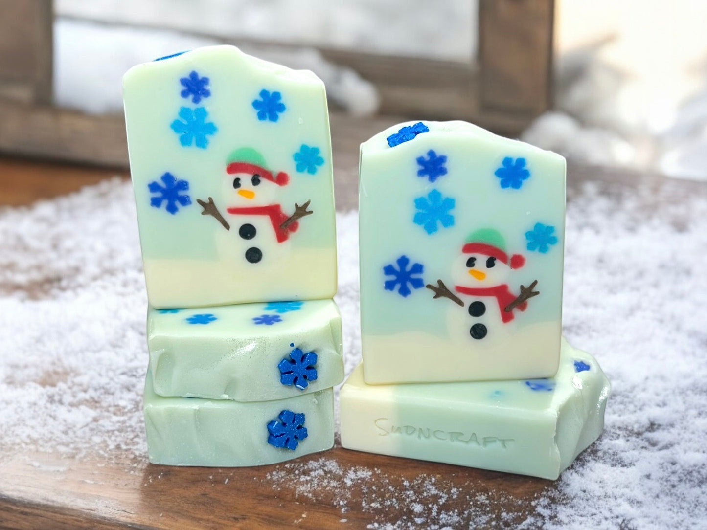 Frosty the Snowman Holiday Gift Soap