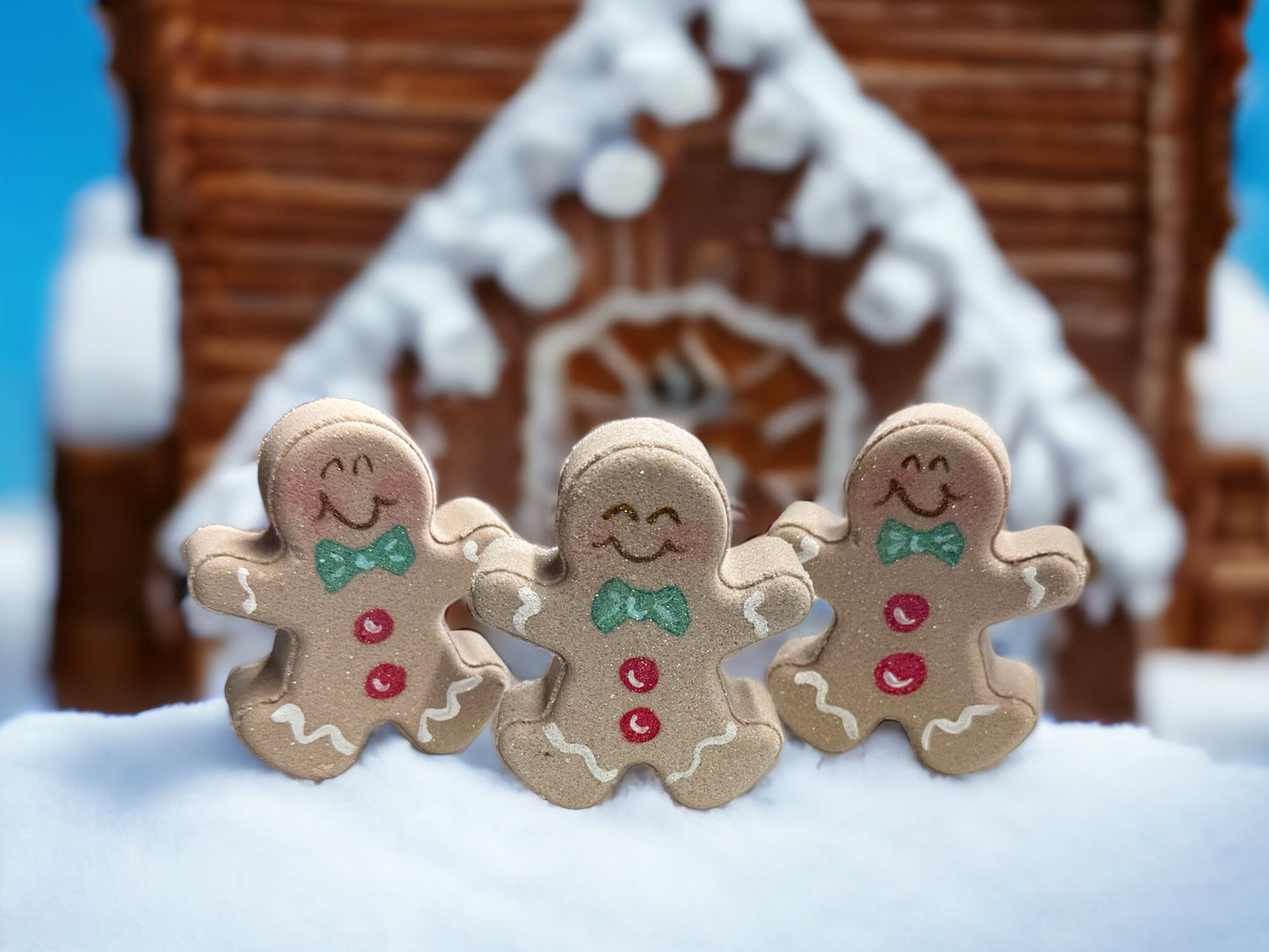 Gingerbread Man Bath Bomb