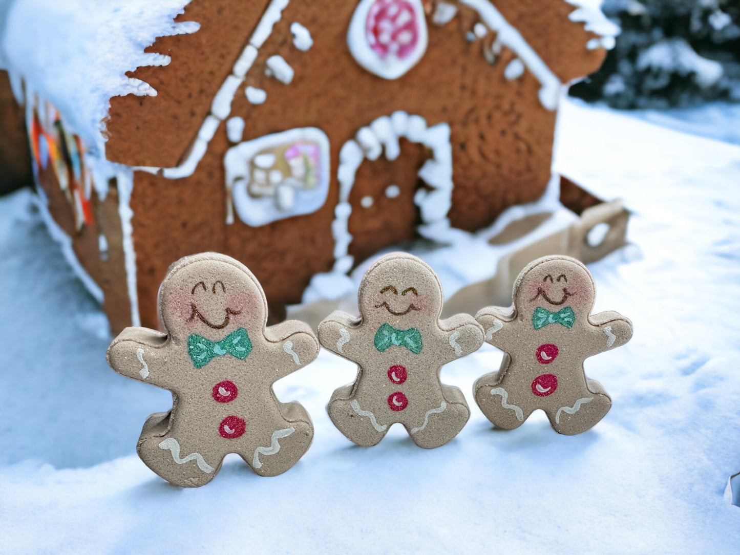 Gingerbread Man Bath Bomb