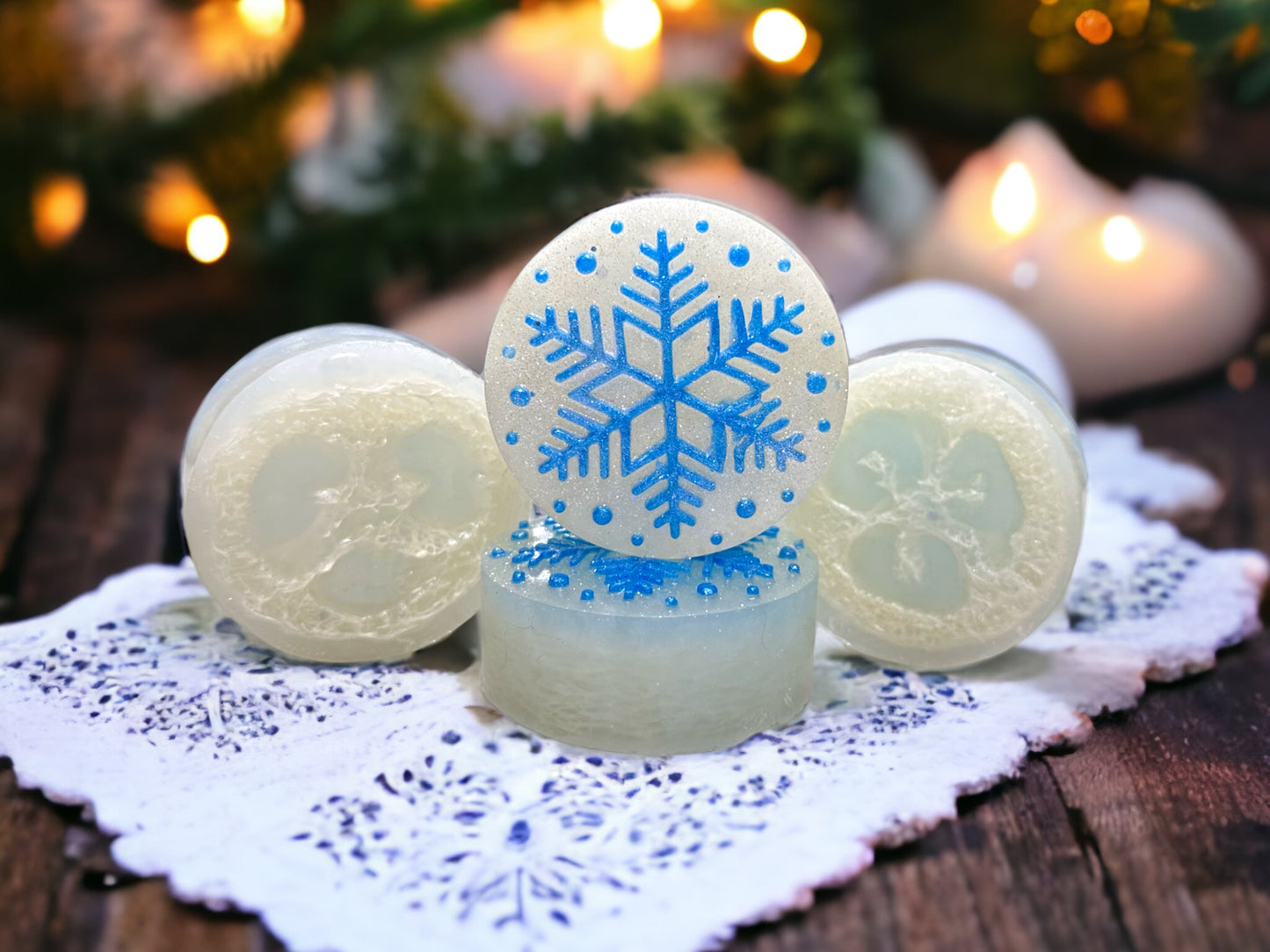 Icy Peppermint Glycerin Loofah Soap