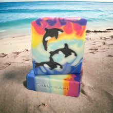 Load image into Gallery viewer, Orca Sunset Handcrafted Soap Bar
