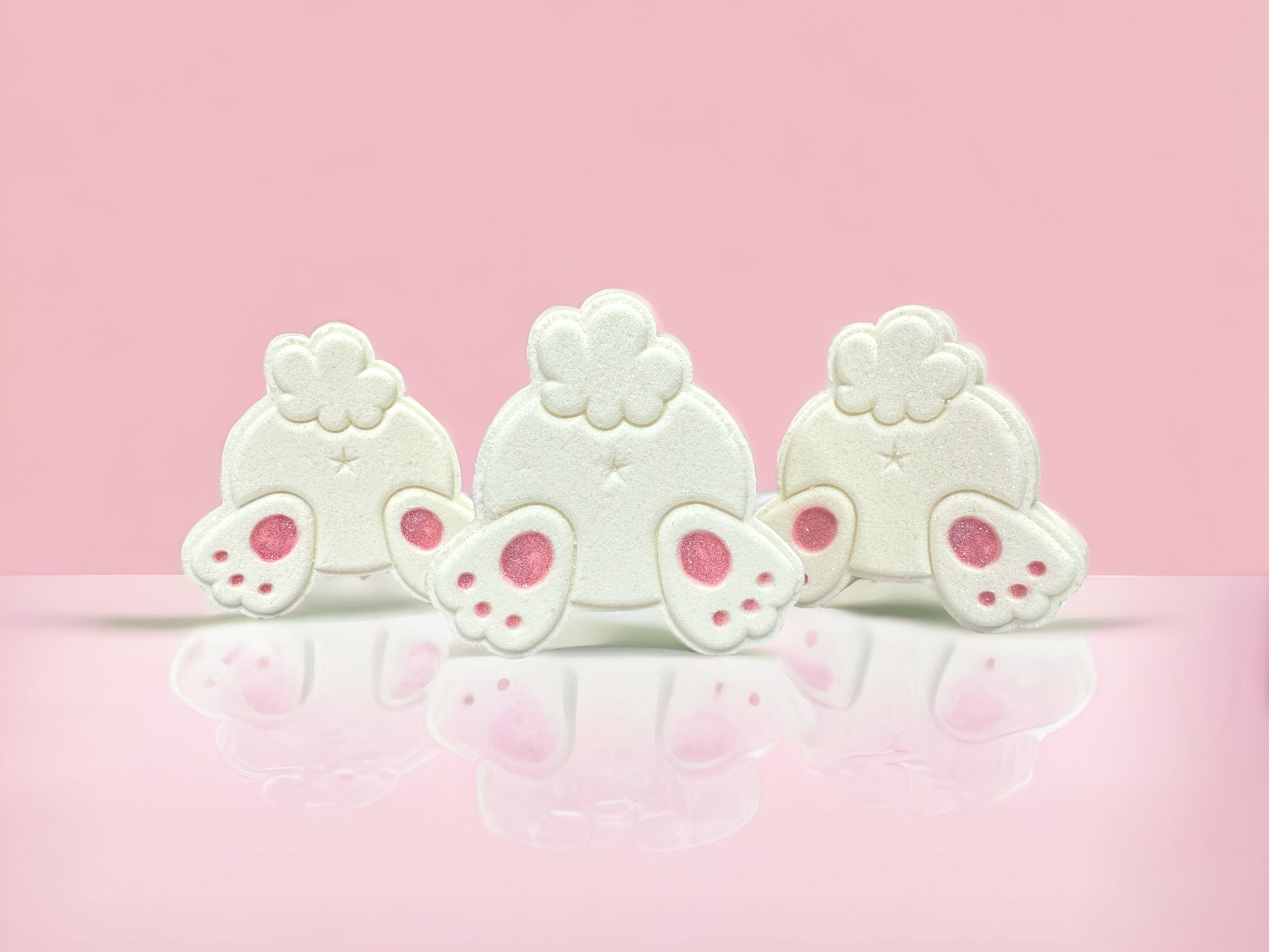 Handmade bath bombs with quality ingredients.