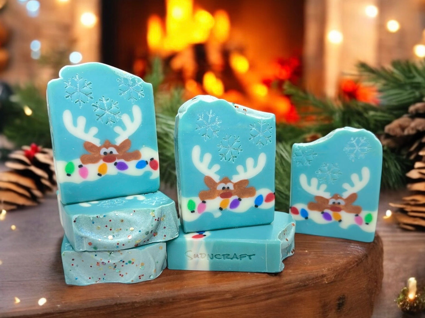Handmade holiday soap gifts