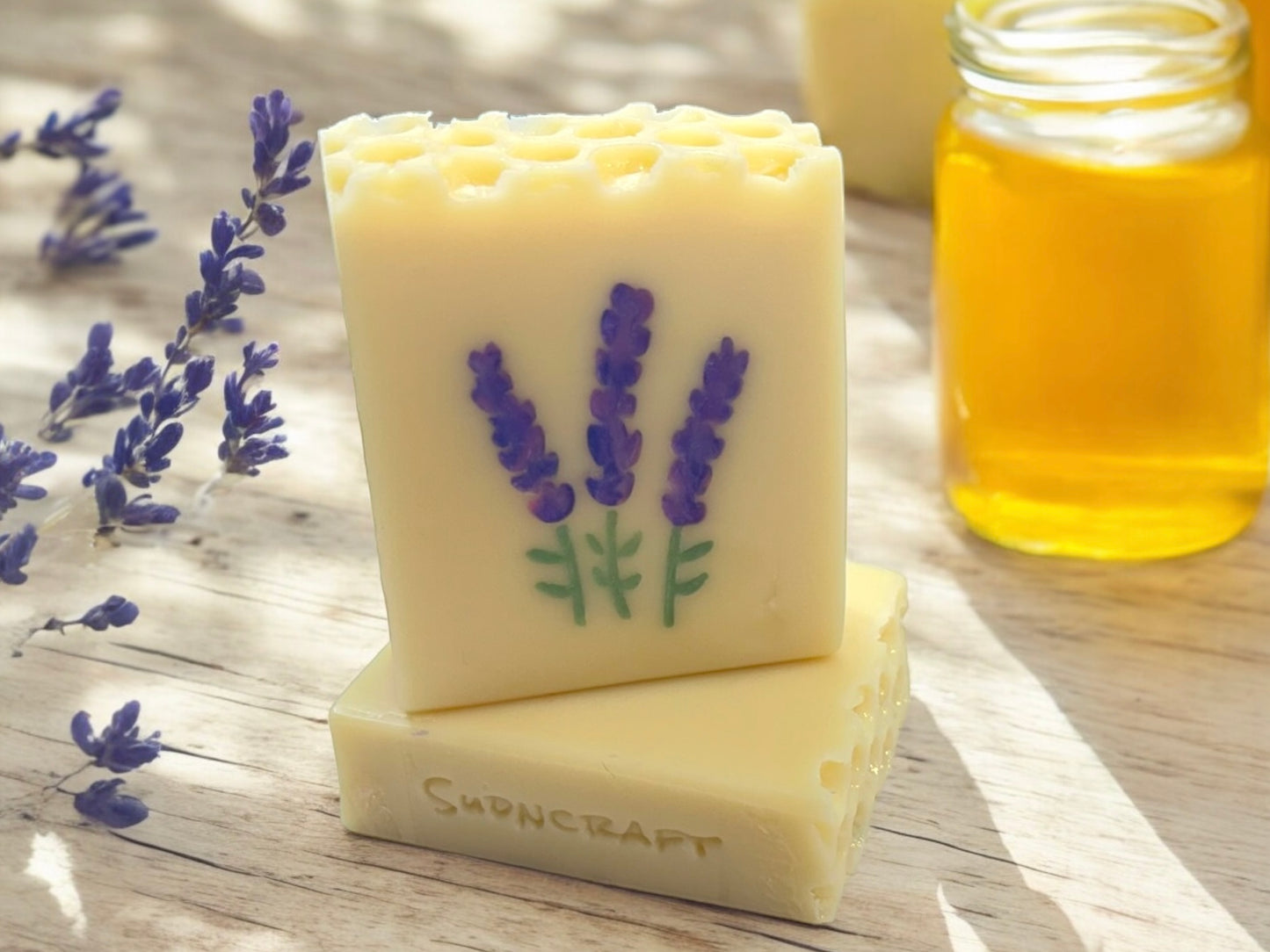 Lavender Woods & Honey Handcrafted Soap Bar
