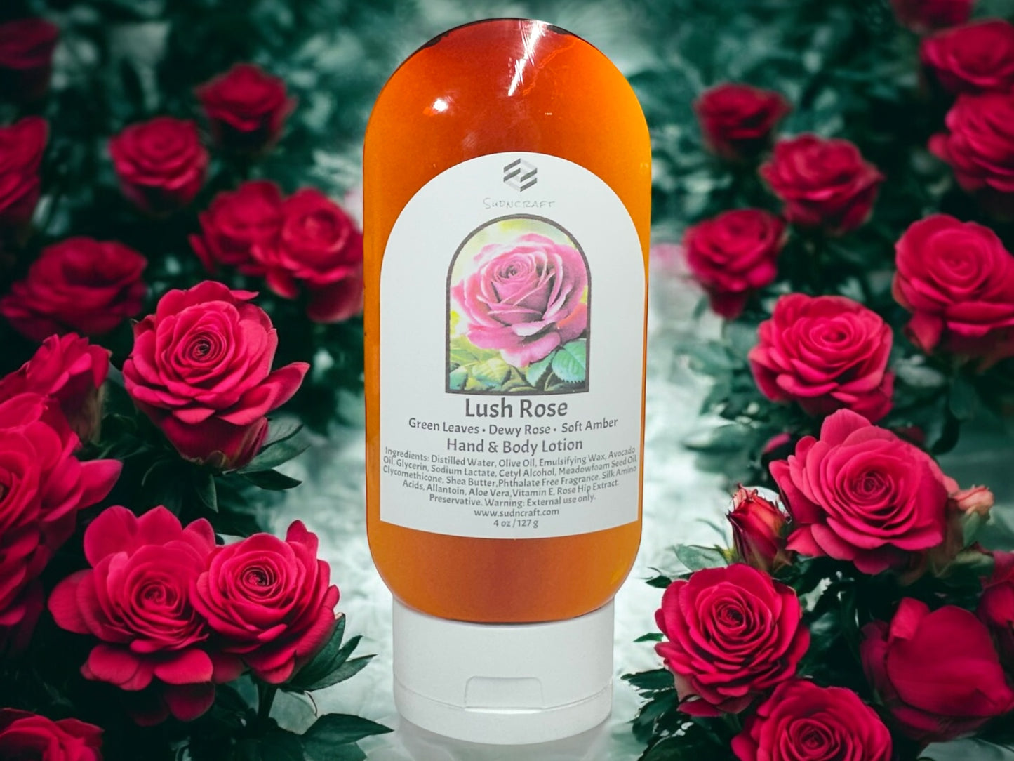 A soft, floral hug with a touch of luxury. Enhanced with Rose Hip Extract to help soothe and nourish your skin.