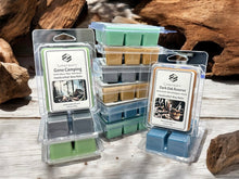 Load image into Gallery viewer, Escape into the rich, grounding scents of the Woods &amp; Earth Wax Melt Collection—a hand-poured selection of luxury soy wax melts infused with phthalate-free fragrance blends. Designed for those who love bold, masculine, and earthy aromas, this collection delivers a strong, long-lasting scent throw with deep, woodsy notes. Whether you love the warm spices of Gone Camping, the crisp forest air of Buckshot Lodge, or the refined richness of Echo Ridge, this collection brings the great outdoors into your home.
